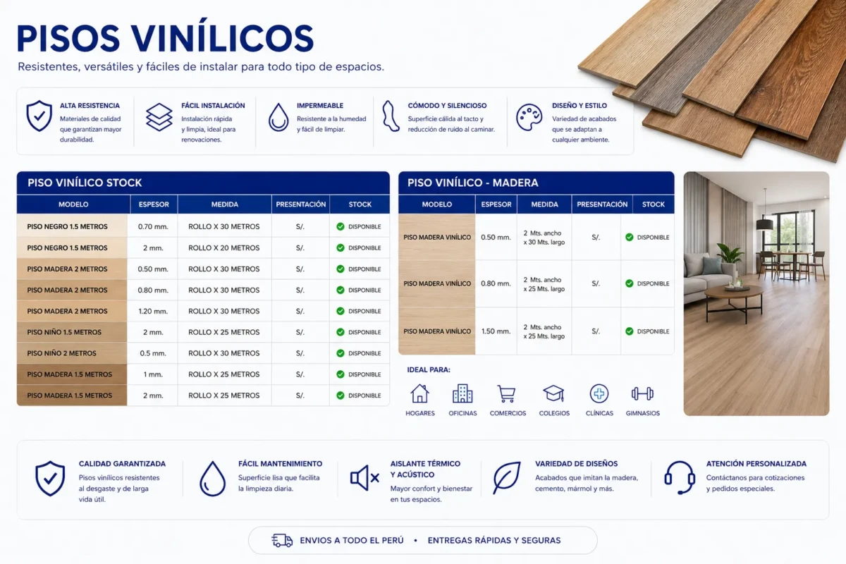 pisos vinílicos