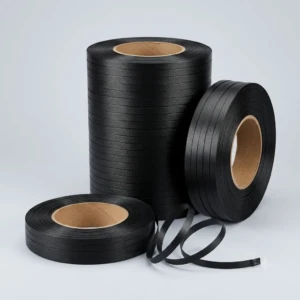 Zunchos de plastico negro