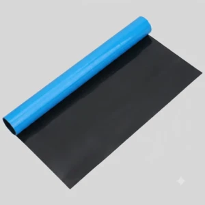 plastico azul negro