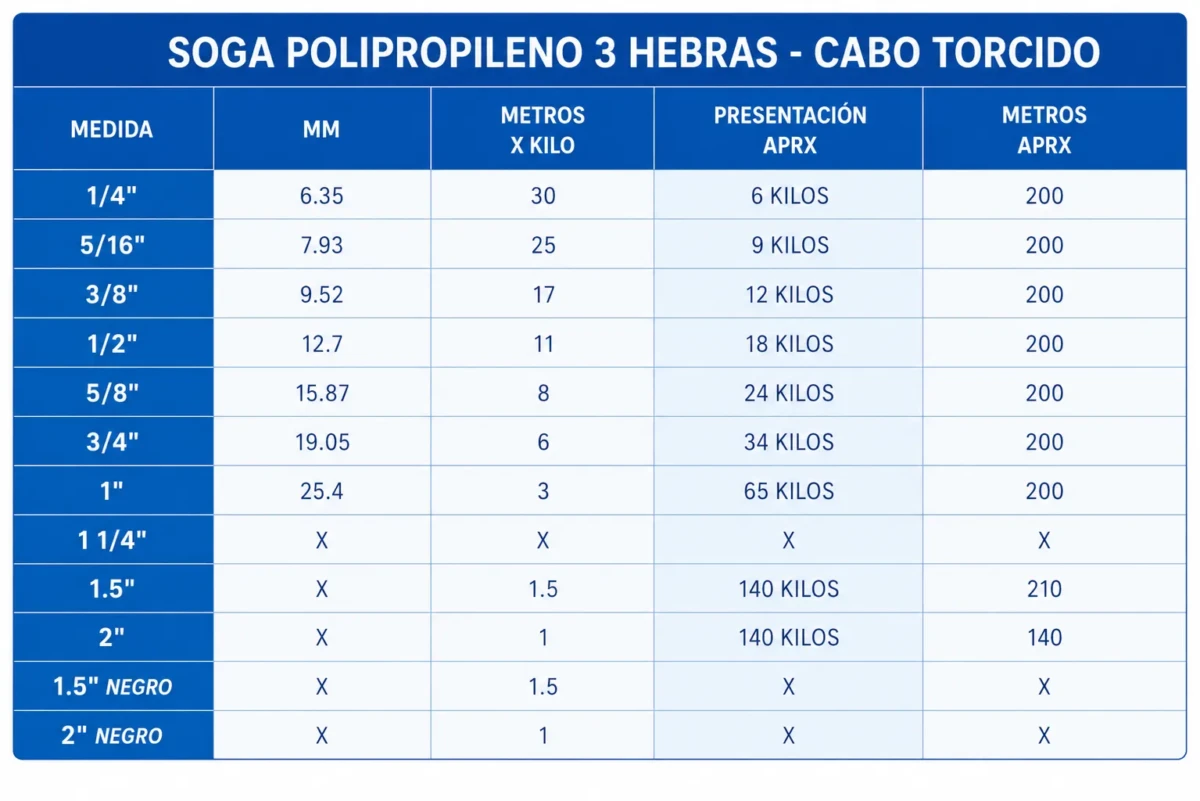 soga de polipropileno